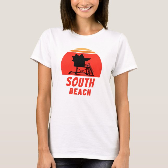 Tshirt d'été - Plage Sud - Tour ! (Devant)