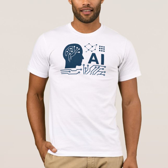 Tshirt d'intelligence générale artificielle (Devant)