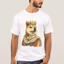 Tshirt Dogecoin King Crypto Meme