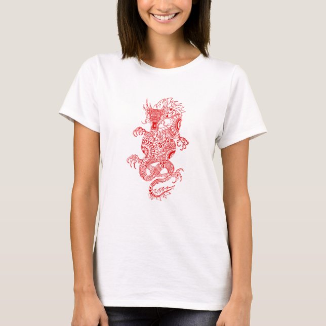 Tshirt dragon chinois (Devant)