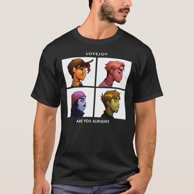 tshirt du groupe lovejoy - sweat - shirts à capuch (Devant)