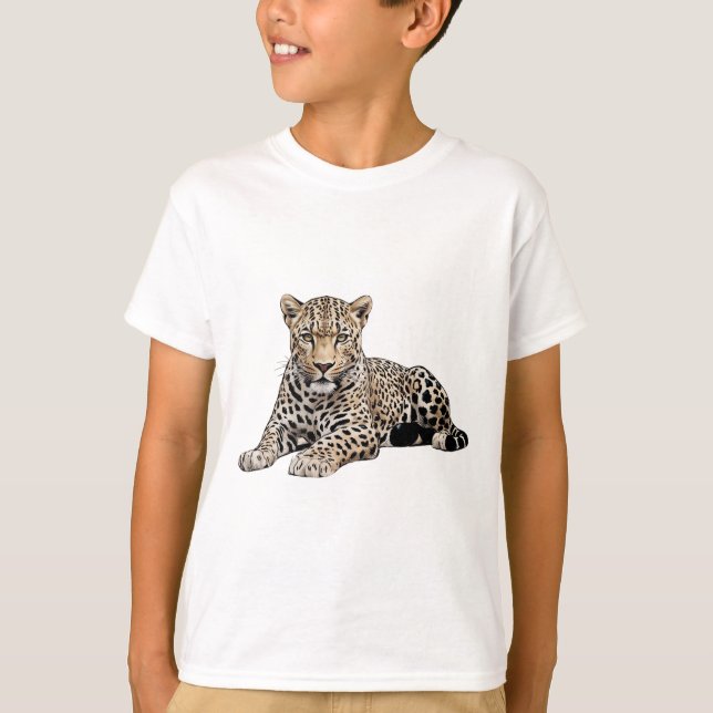 Tshirt Enfant Léopard (Devant)