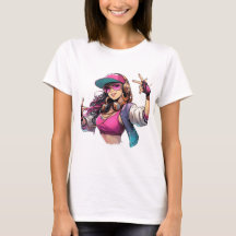 Tshirt féminin qui allie élégance et audace
