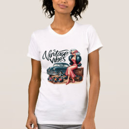Tshirt femme vintage Glam