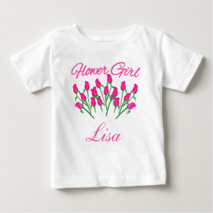 Tshirt Fleur personnalisable