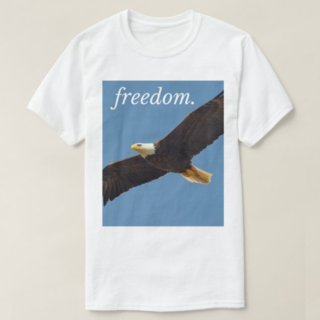 Tshirt for men dream freedom  (Design devant)