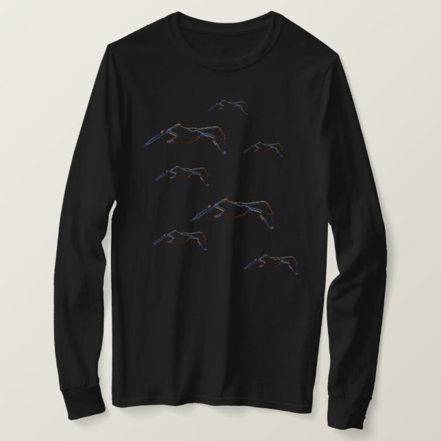 Tshirt - Foule de mouettes (Design devant)