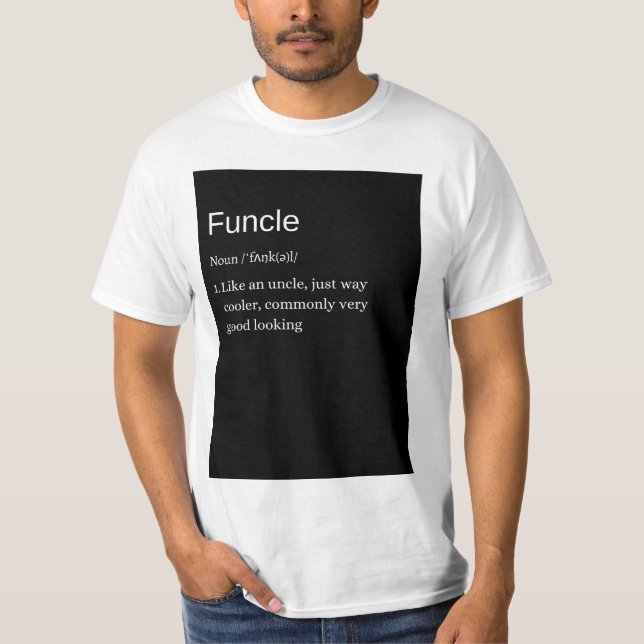 Tshirt funk - Tshirt amusant pour les oncles (Devant)