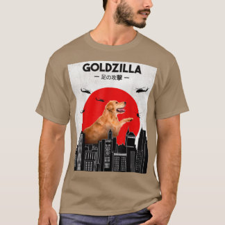 Tshirt Golden Retriever, Funky Golden Retriever 