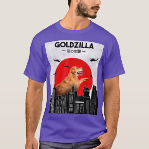 Tshirt Golden Retriever, Funky Golden Retriever