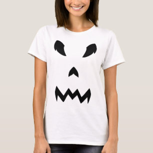 Tshirt Halloween visage citrouille