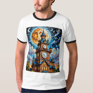 Tshirt Imaginaire de la tour de l'Horloge Lune