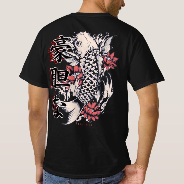 Tshirt japonais Koi Fish (Dos)
