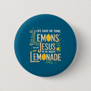 Tshirt Leben Gab Einige Zitronen Jesus Button