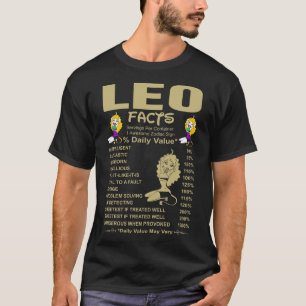 Tshirt Leo Facts