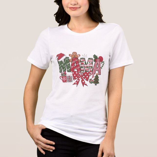TSHIRT MAMA - Cooles grafisches T-Shirt für hohe M (Vorderseite)