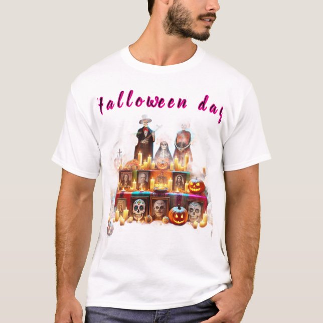 Tshirt men halloween party  (Vorderseite)