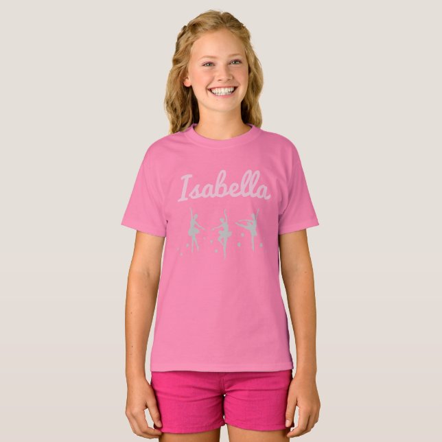 Tshirt Nom de la danseuse Ballerina | Considérant  (Devant entier)