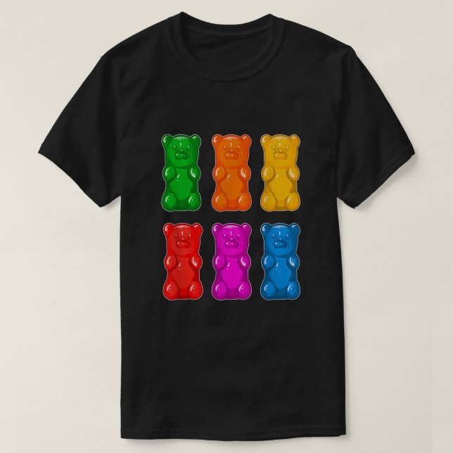 Tshirt Ours gommeux pour adultes et jeunes (Design devant)