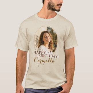 Tshirt personnalisé Joyeux Anniversaire photo pers