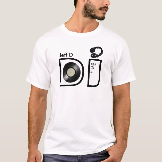 tshirt personnalisé pour le DJ (Devant)