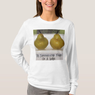 Tshirt photo Summercriscrisp Pears on Ledge Art