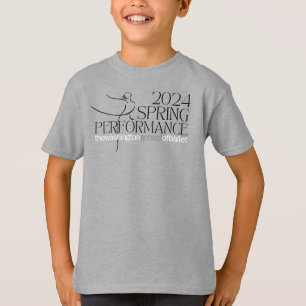 Tshirt pour enfants de performance printemps 2024