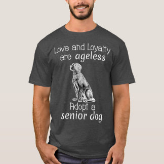 Tshirt Senior Dog Adoption pour Secourir les avoca