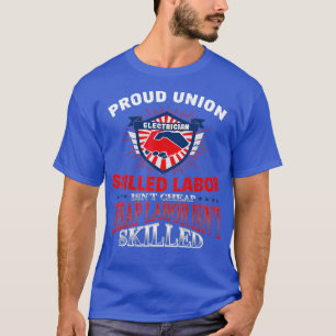 Tshirt Union Electrician Pour Un Travail Fier