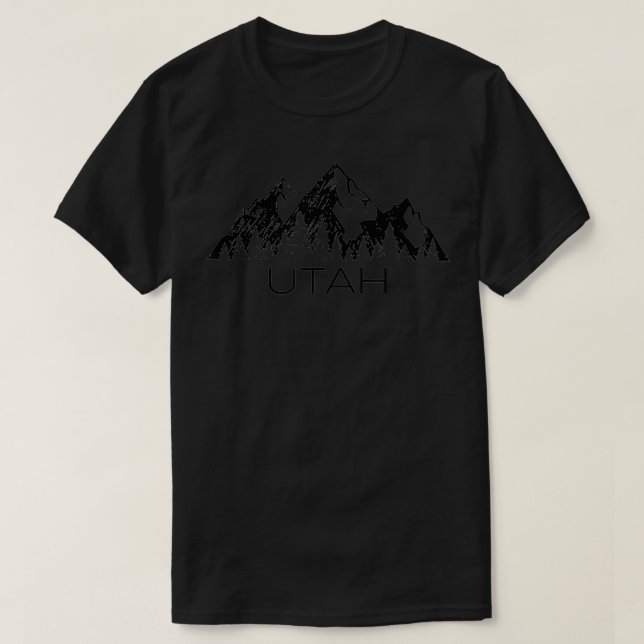 Tshirt Utah Hommes Femmes Enfants Utah Mountain So (Design devant)