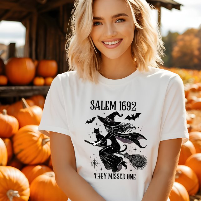 Tshirt vintage sorcière 1692 Halloween (Créateur téléchargé)