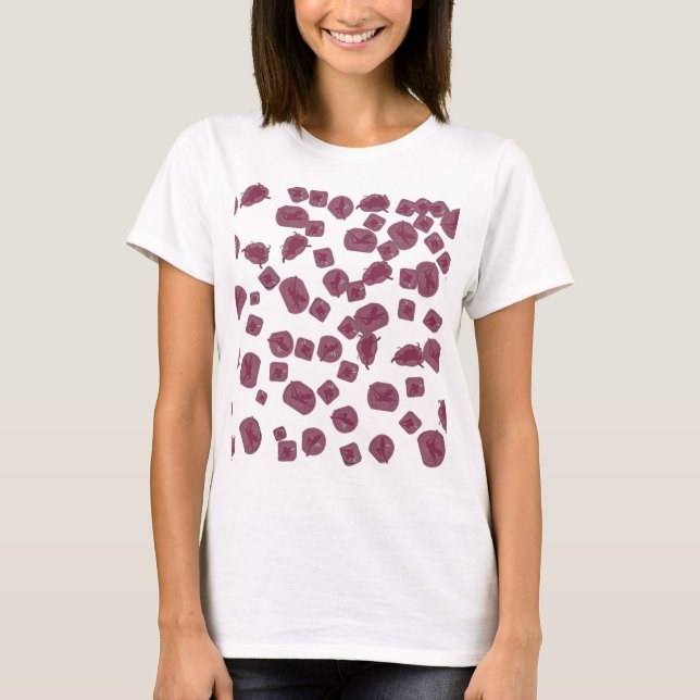 Tshirt with fantastic rosa on white background (Vorderseite)