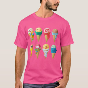 TShirts Cadeau Filles & Femmes Amoureuses de Crème