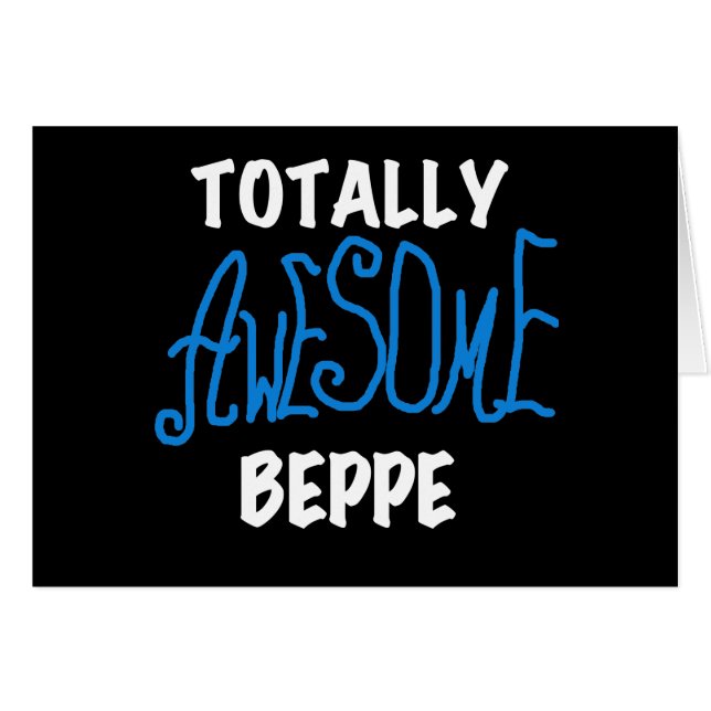 Tshirts et cadeaux de Beppe totalement géniaux (Devant horizontal)