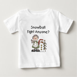 Tshirts et cadeaux de combat de boules de neige