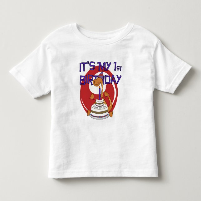 Tshirts et cadeaux Dino Premier anniversaire (Devant)