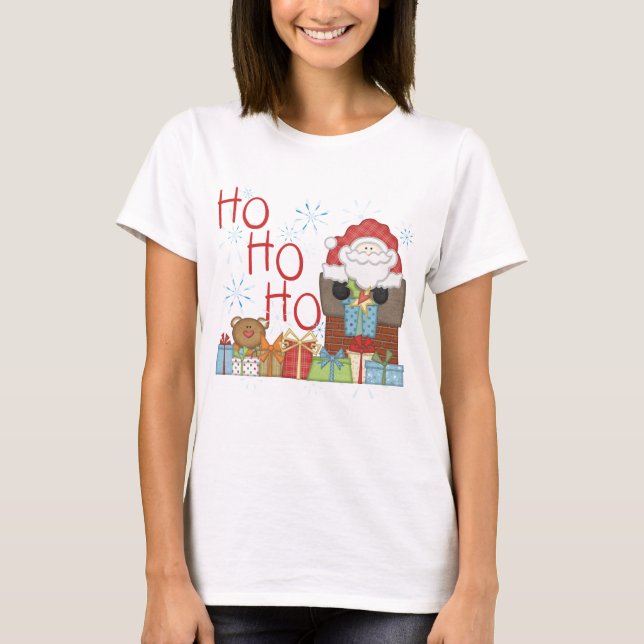 Tshirts et cadeaux père Noël Ho Ho Ho (Devant)