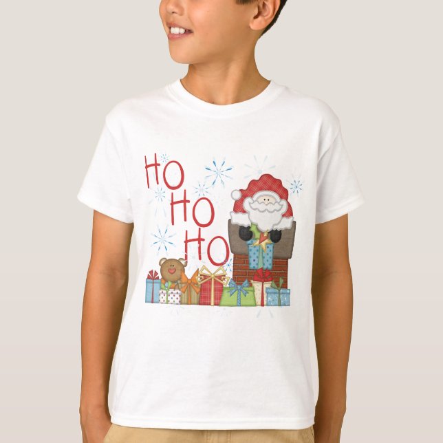 Tshirts et cadeaux père Noël Ho Ho Ho (Devant)