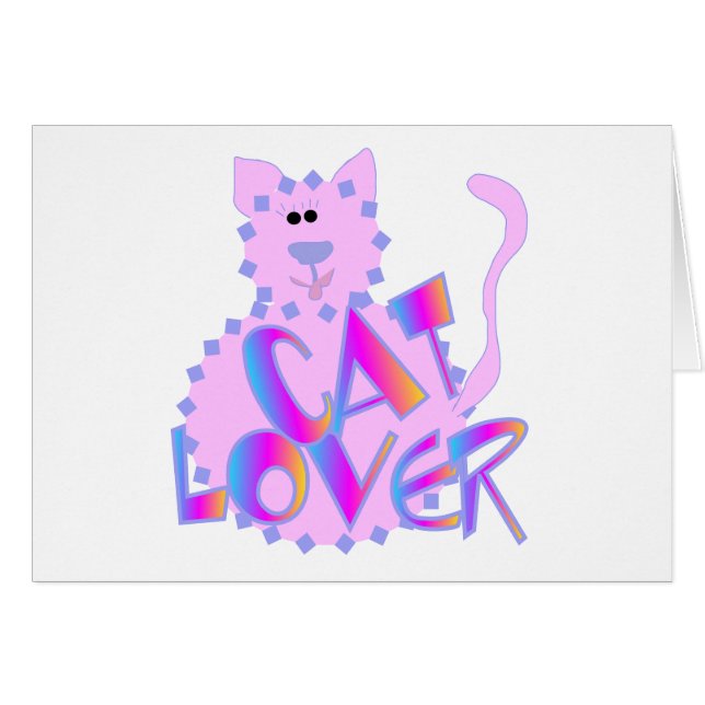 Tshirts und Geschenke für die rosa Katze (Vorderseite (Horizontal))