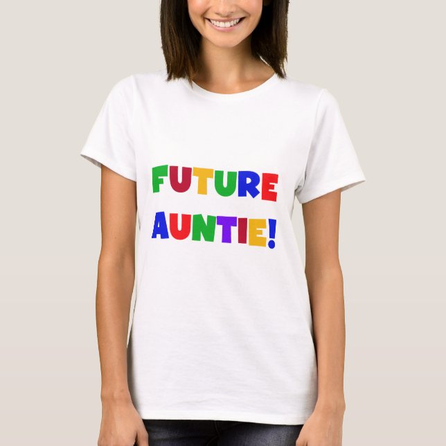 Tshirts und Geschenke für zukünftige Tante-Primärf (Vorderseite)