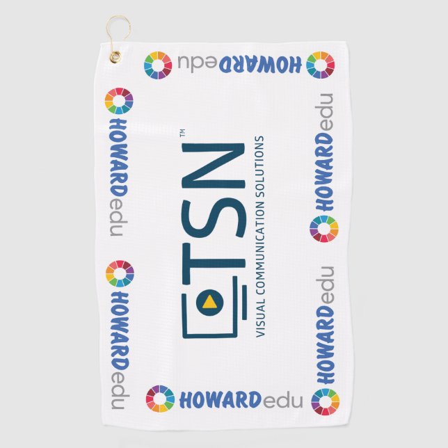 TSN & Howard Golf Handtuch (Vorderseite)