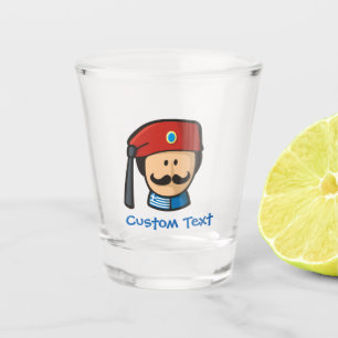 Tsolias Head Schnapsglas