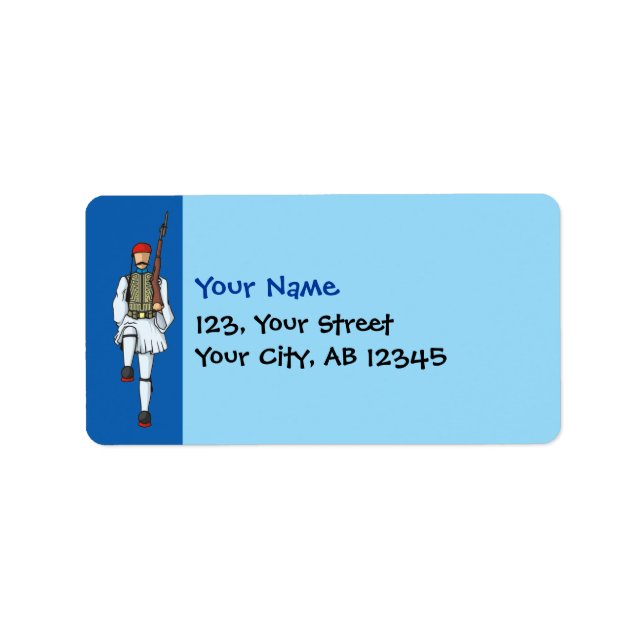 Tsolias Icon Adressaufkleber (Vorne)