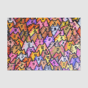 TSP - 0088 - CATS - Gewebepapier Seidenpapier