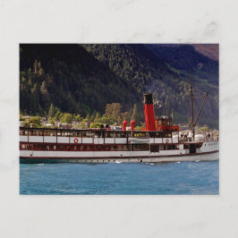 TSS Dampfschiff Earnslaw 1912 Postkarte