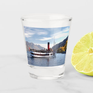 TSS Dampfschiff Earnslaw 1912 Schnapsglas