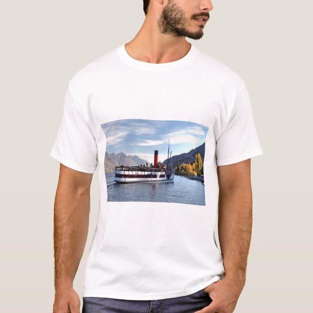 TSS Dampfschiff Earnslaw 1912 T-Shirt (Vorderseite)