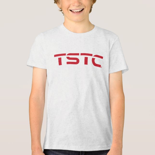 TSTC Block-Logo 18 Tri-Blend Shirt (Vorderseite)