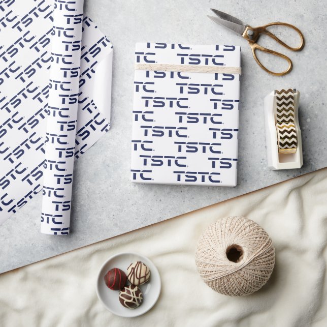 TSTC-Block-Logo Geschenkpapier (Kunsthandwerk)