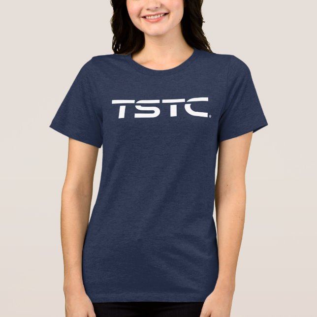 TSTC Block-Logo Tri-Blend Shirt (Vorderseite)